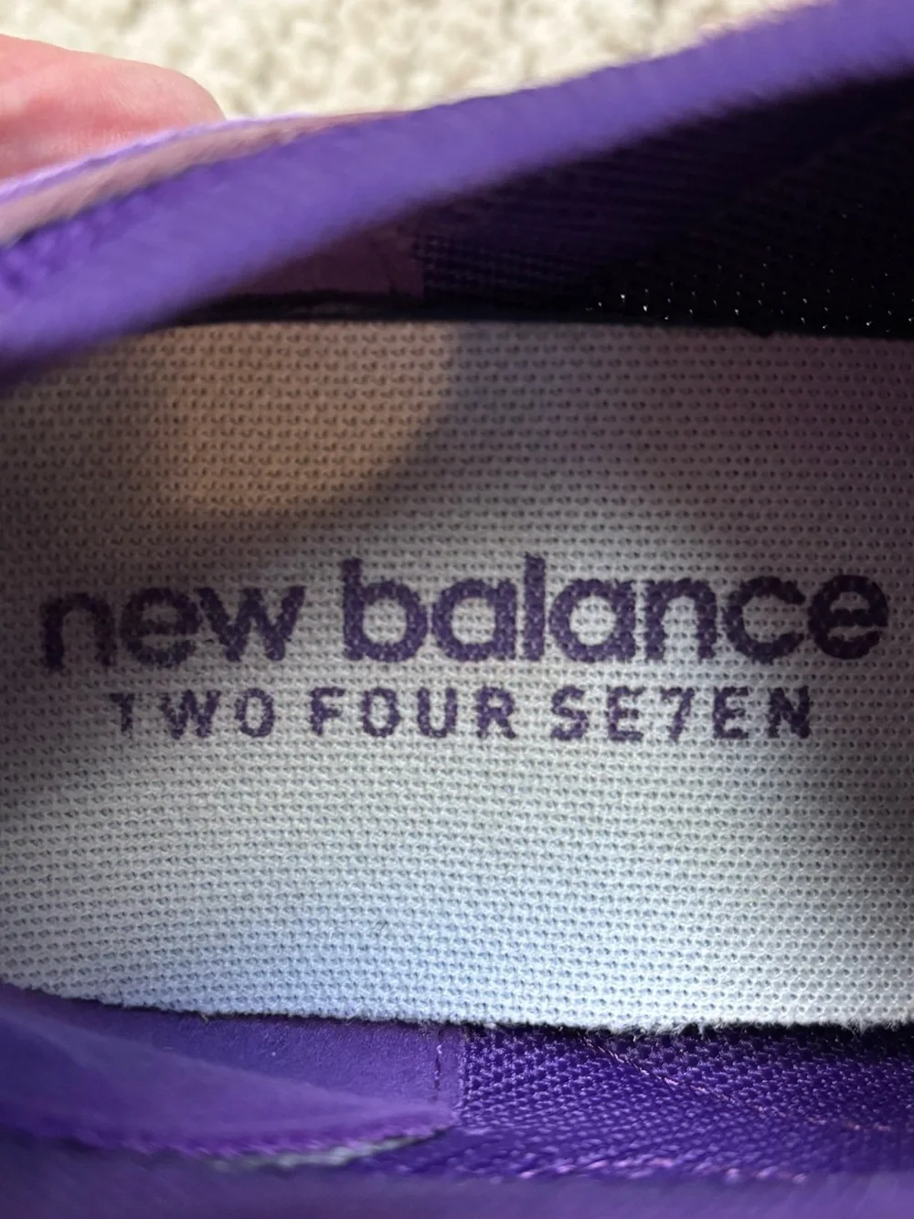Women's NEW BALANCE Purple 247 Engineered Mesh RUNNING Shoes SNEAKERS 7 - Picture 6 of 7